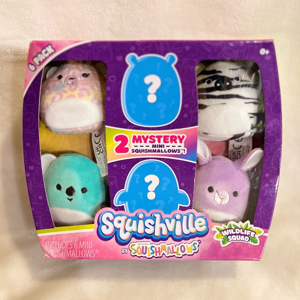 Squishmallows Plush Mini Squishville Box of 6